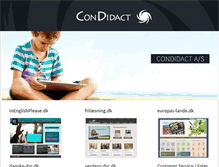 Tablet Screenshot of condidact.dk